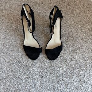Jeffrey Campbell Black Suede Heels